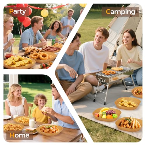 Modern Air Fryer Paper Liners, 125Pcs Parchment Paper, Air Fryer Liners