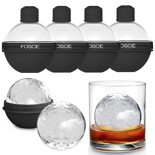 Classic Silicone Ice Ball Molds for Whiskey - for Daily Use